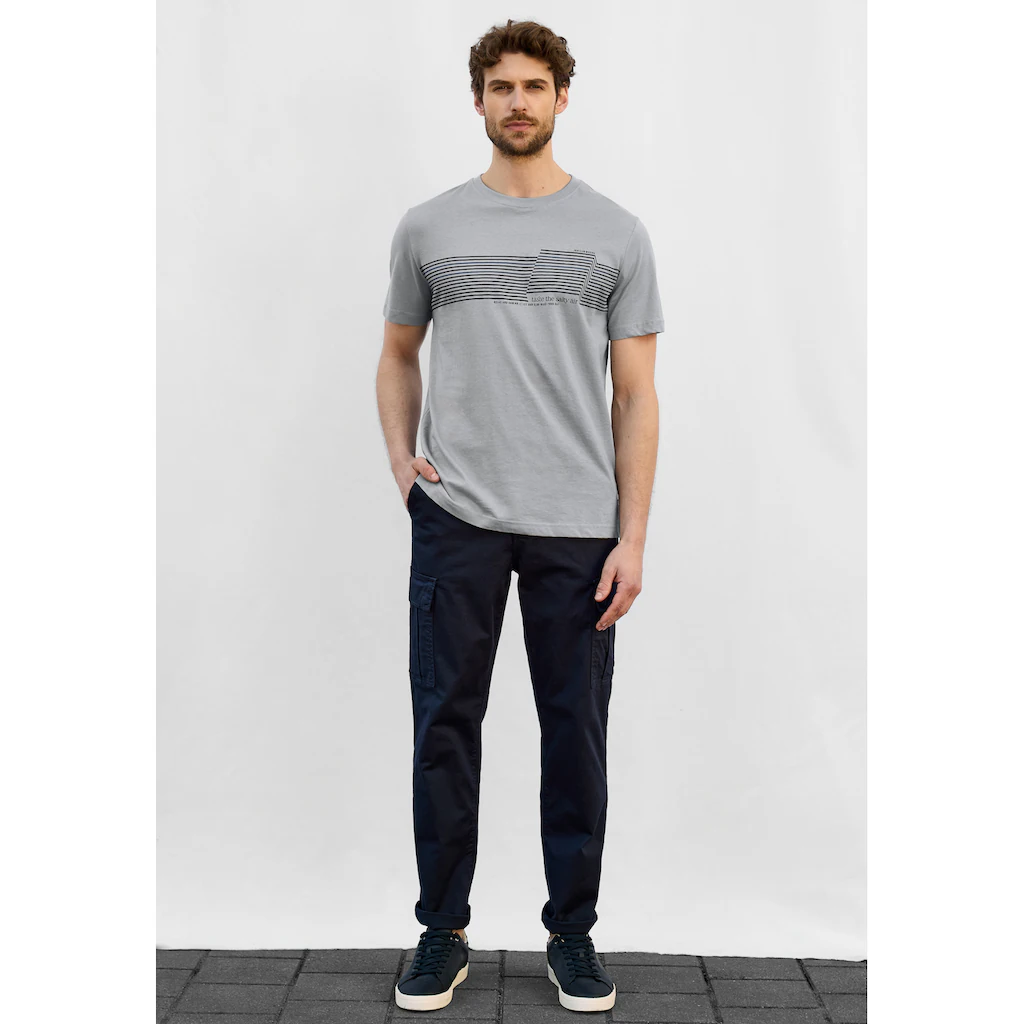 STREET ONE MEN T-Shirt Mit Rundhalsausschnitt