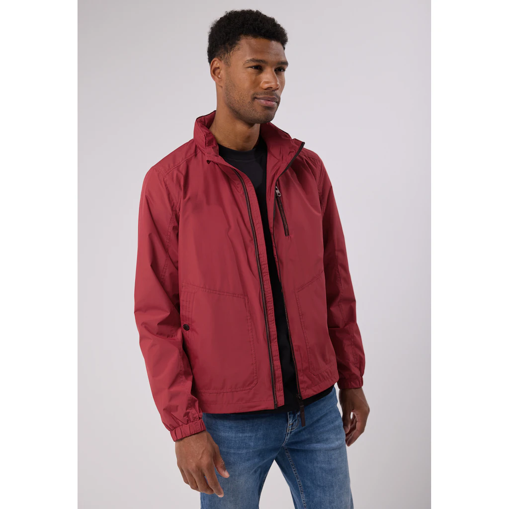 STREET ONE MEN Windbreaker ohne Kapuze mit Kapuze