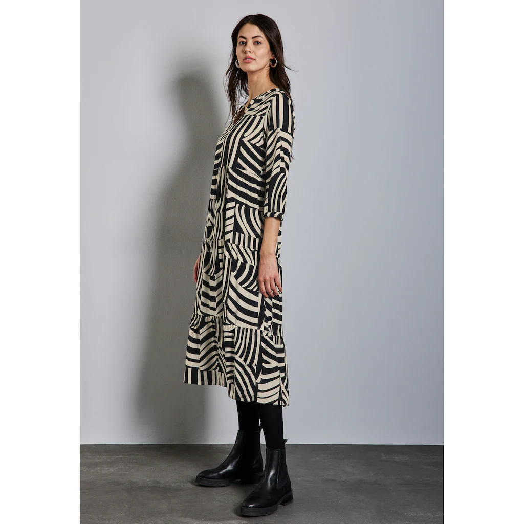 STREET ONE Midikleid aus Viskose