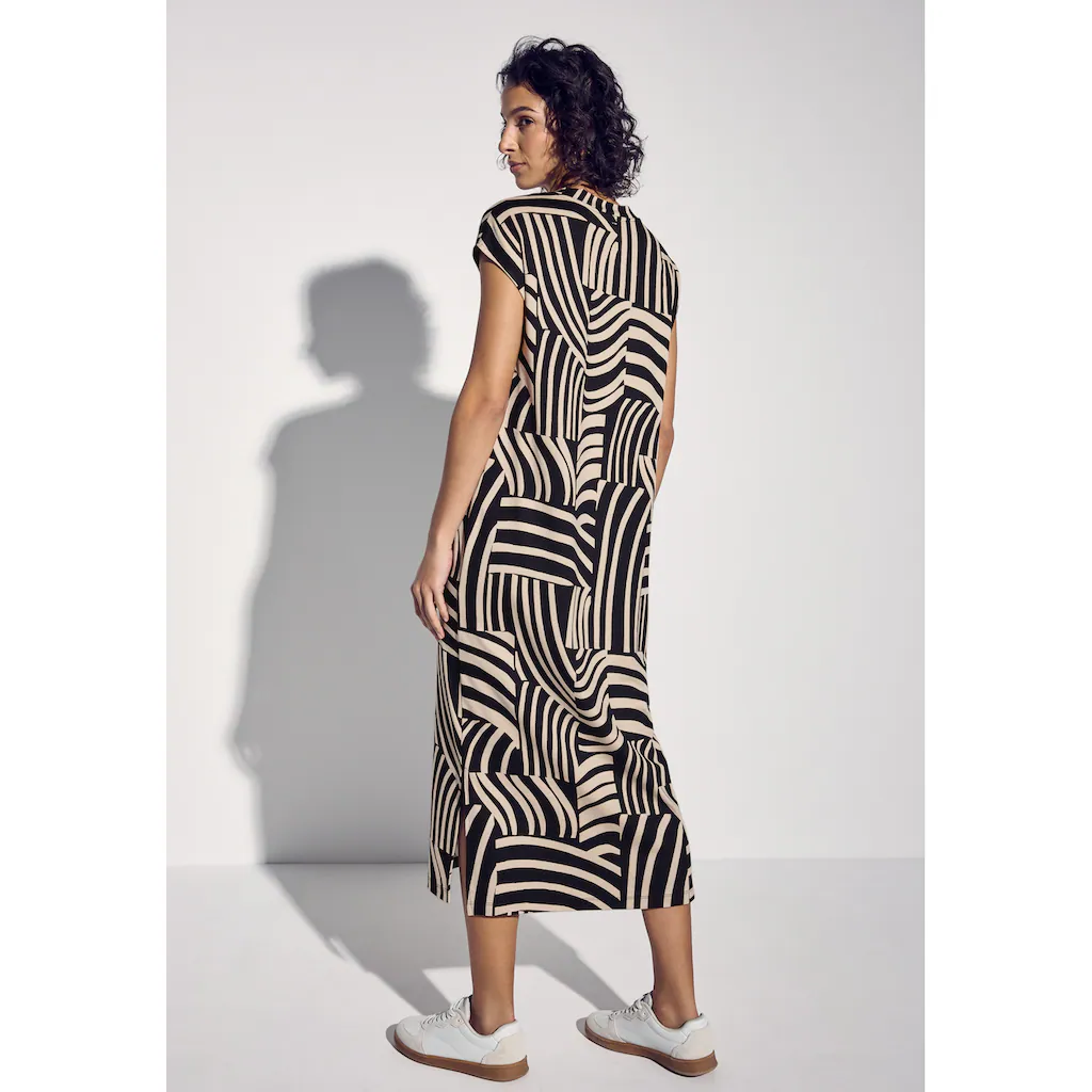 STREET ONE Midikleid Mit Allover Print