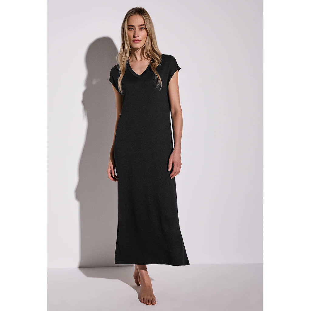 STREET ONE Midikleid mit V-Ausschnitt