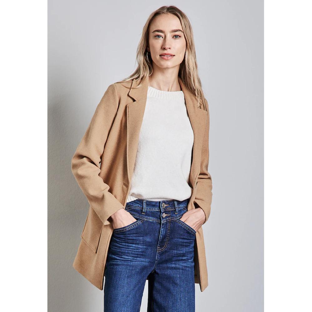 STREET ONE Outdoorjacke ohne Kapuze mit Reverskragen