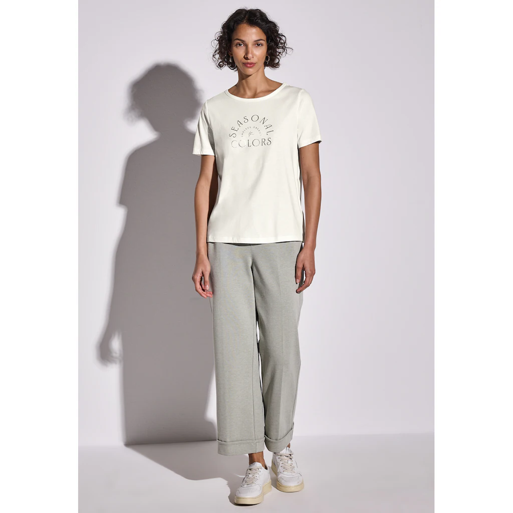 STREET ONE Print-Shirt Mit Rundhalsausschnitt