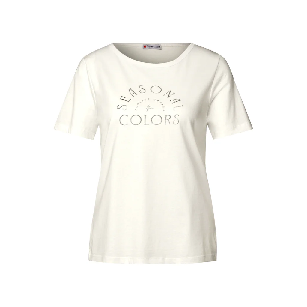 STREET ONE Print-Shirt Mit Rundhalsausschnitt