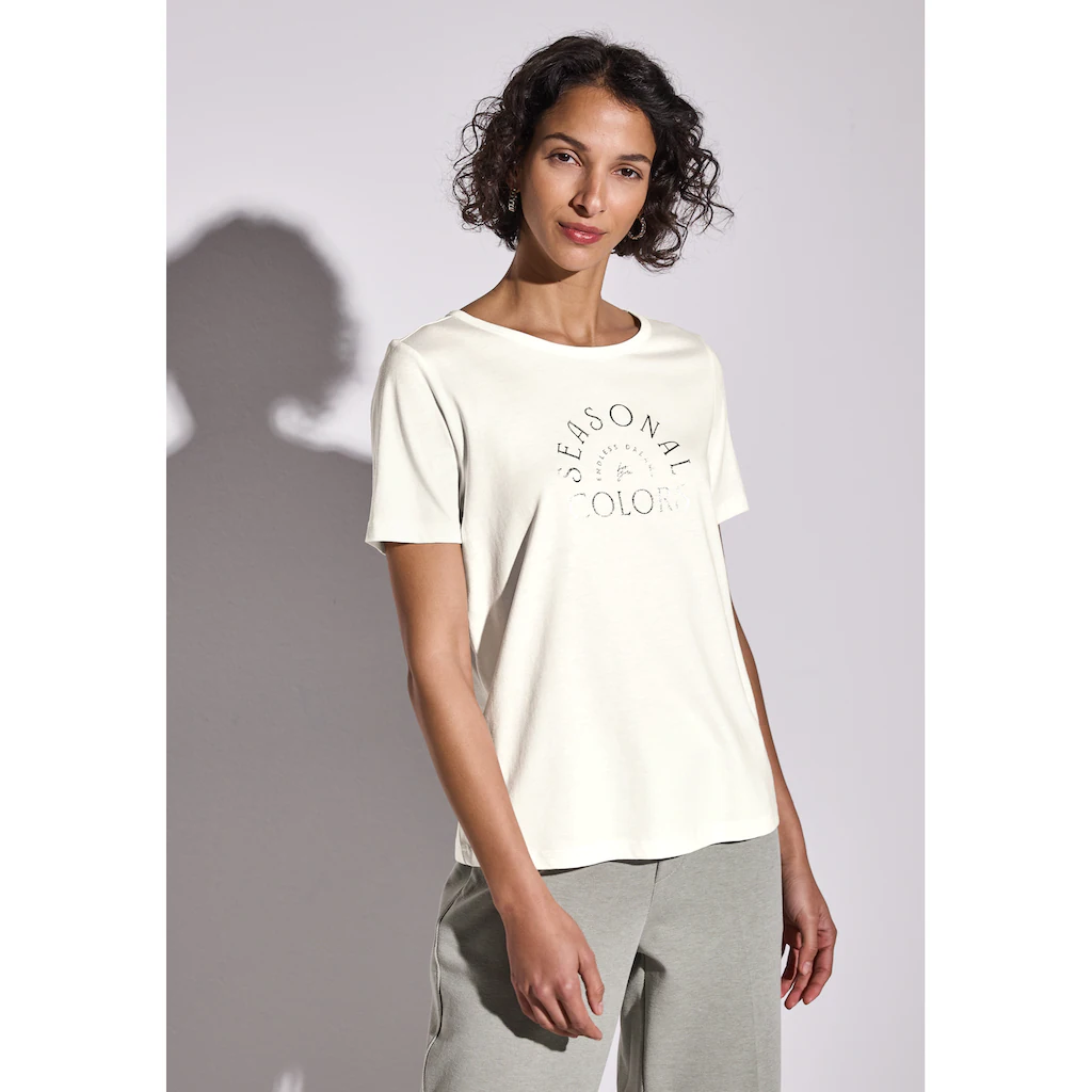 STREET ONE Print-Shirt mit Rundhalsausschnitt