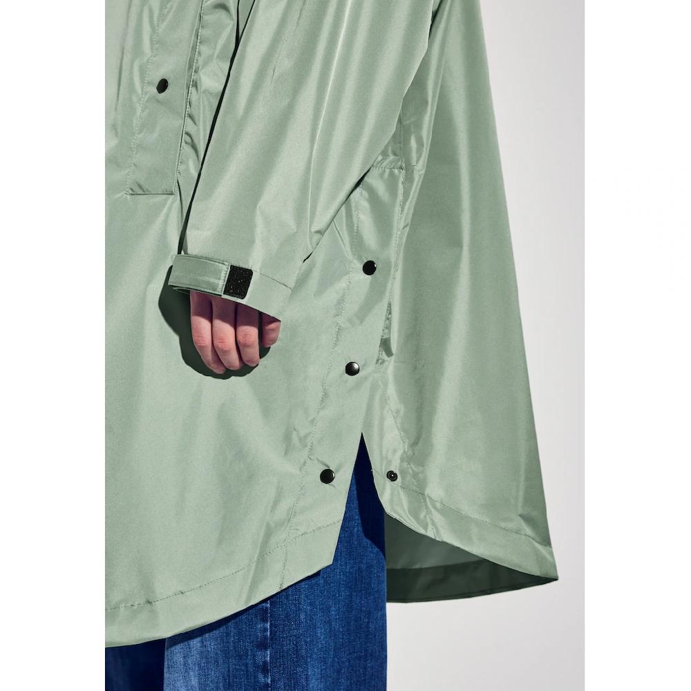 STREET ONE Regenponcho Mit Kapuze Mit Kapuze Und Seitlichen Taschen