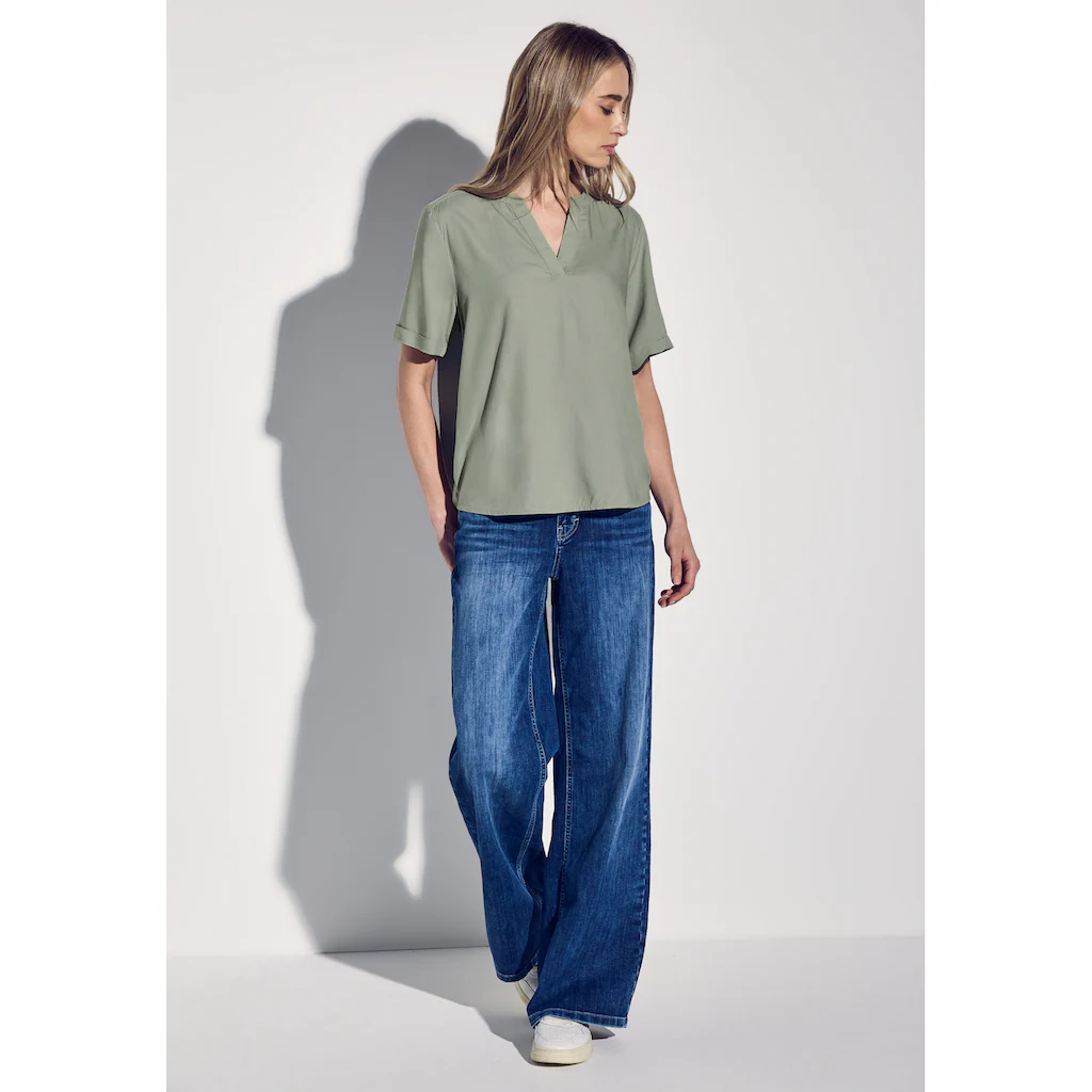 STREET ONE Shirtbluse Aus Softer Viskose