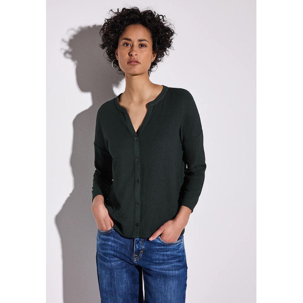 STREET ONE Shirtjacke mit Struktur