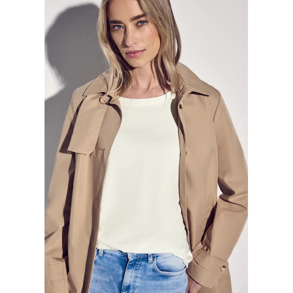 STREET ONE Shirttop Mit Hängenden Schultern