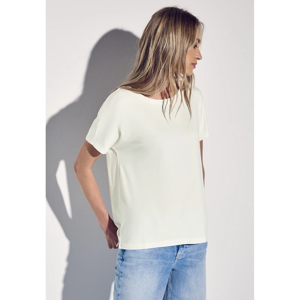 STREET ONE Shirttop Mit Hängenden Schultern