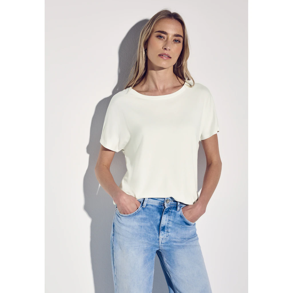STREET ONE Shirttop mit hängenden Schultern