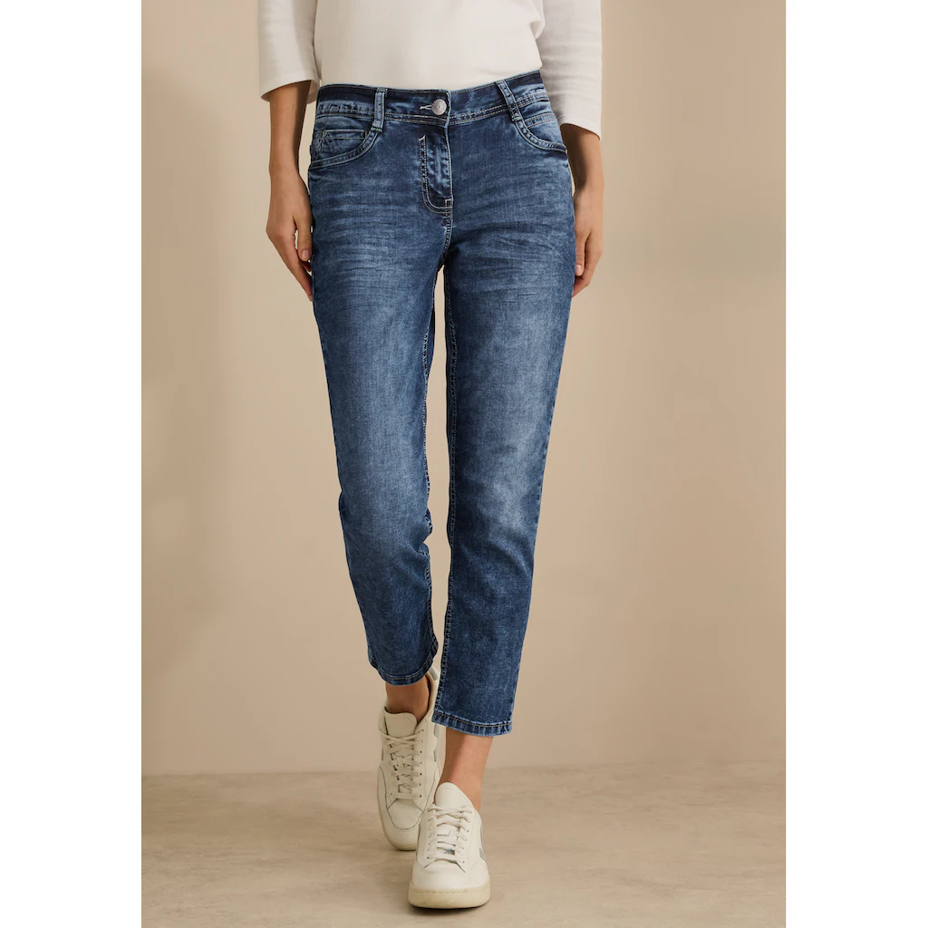 STREET ONE Slim-fit-Jeans Aus Baumwolle Mit Stretchanteil