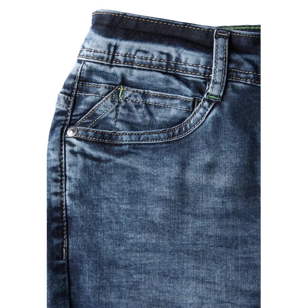 STREET ONE Slim-fit-Jeans Aus Baumwolle Mit Stretchanteil