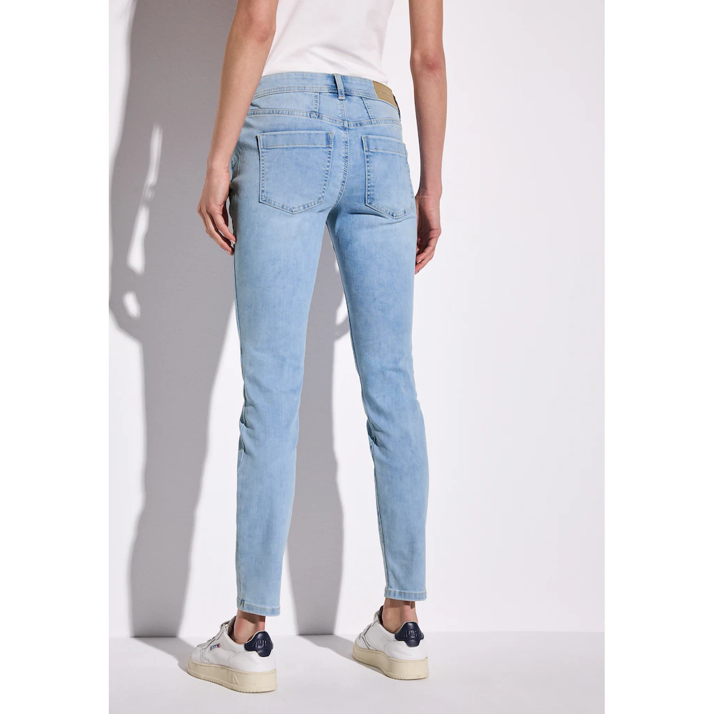 STREET ONE Slim-fit-Jeans aus Baumwolle mit Stretchanteil