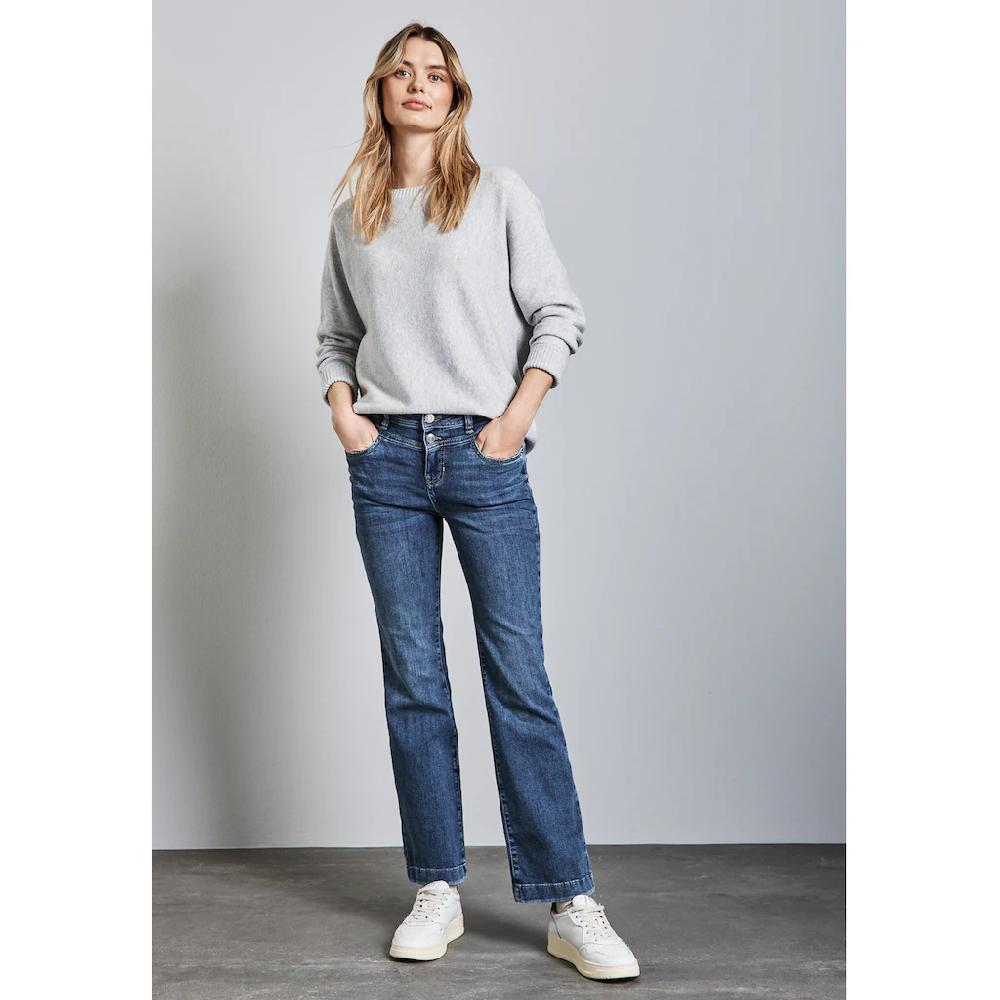 STREET ONE Slim-fit-Jeans Aus Baumwolle Mit Stretchanteil