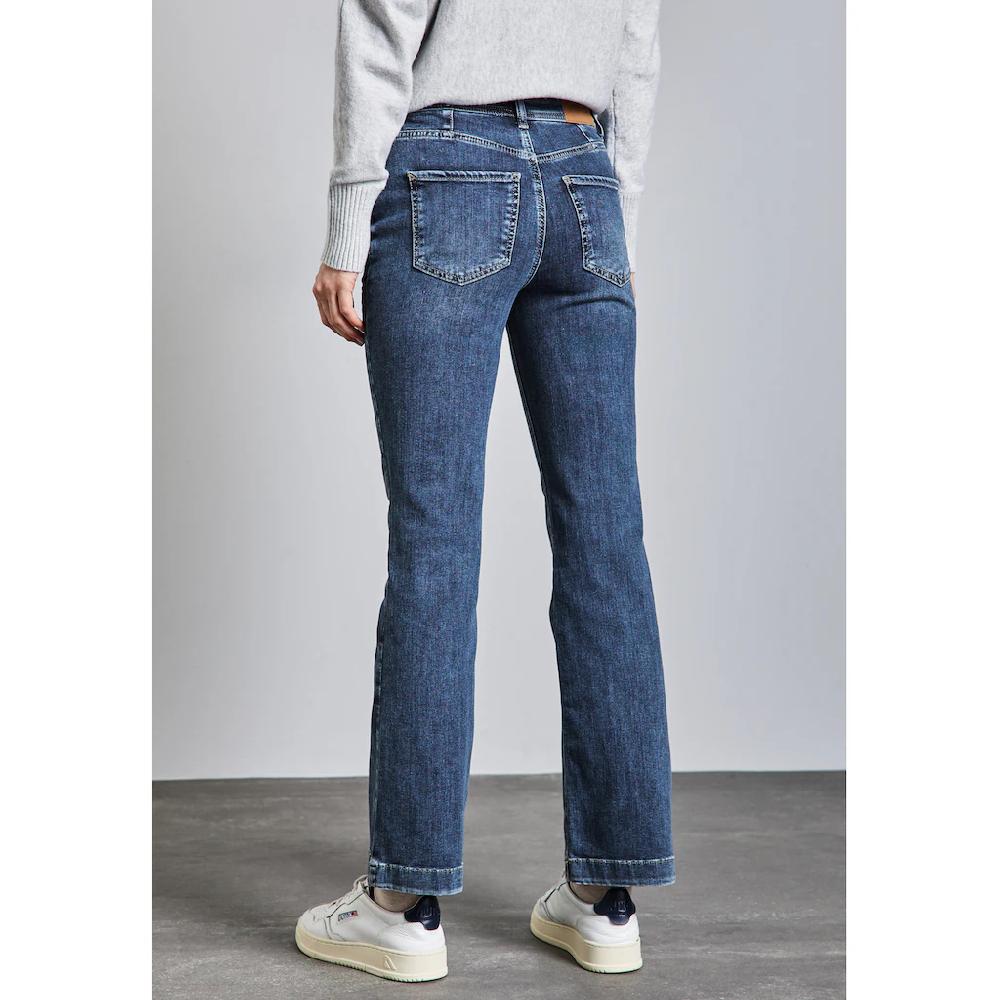 STREET ONE Slim-fit-Jeans aus Baumwolle mit Stretchanteil