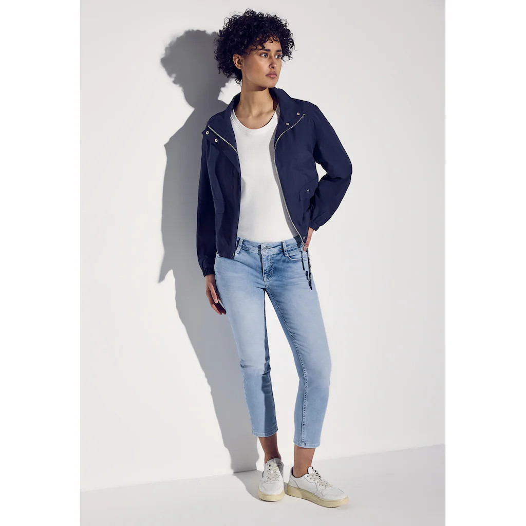 STREET ONE Slim-fit-Jeans Aus Baumwolle Mit Stretchanteil