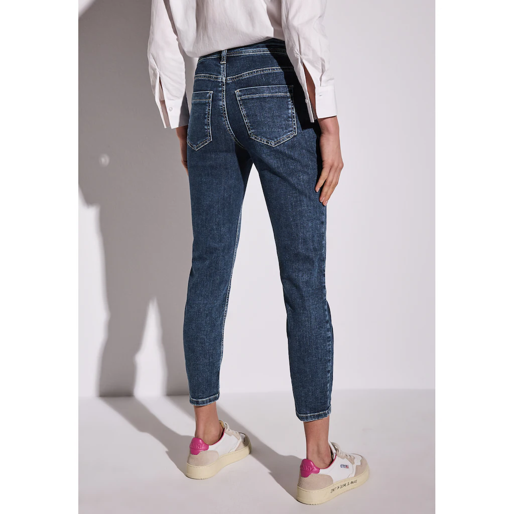 STREET ONE Slim-fit-Jeans Middle Waist