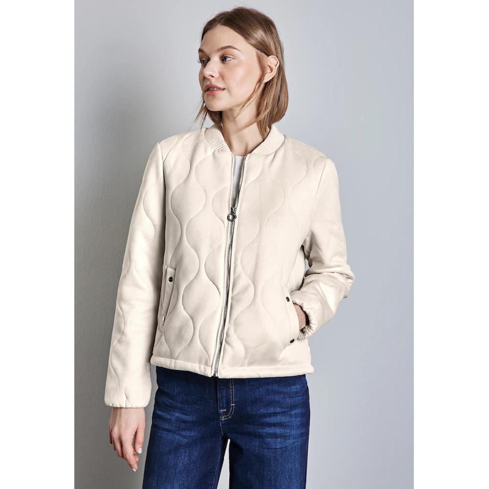 STREET ONE Steppjacke ohne Kapuze aus elastischem Materialmix