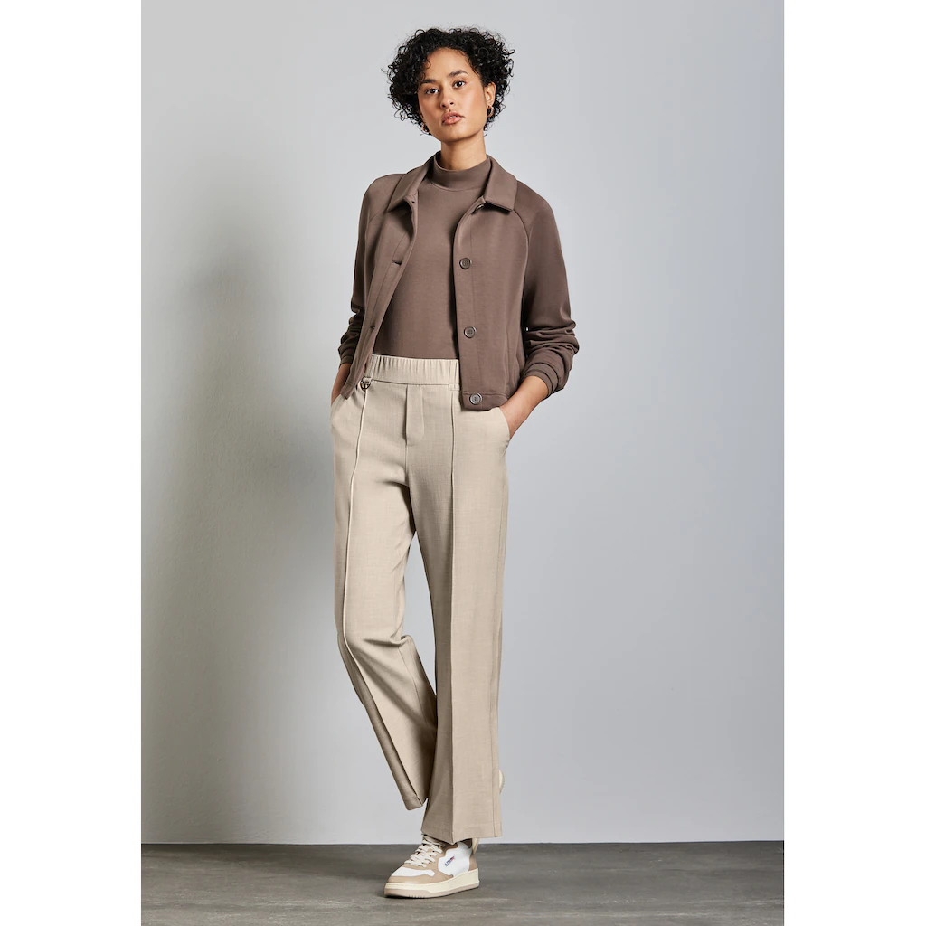 STREET ONE Stoffhose High Waist