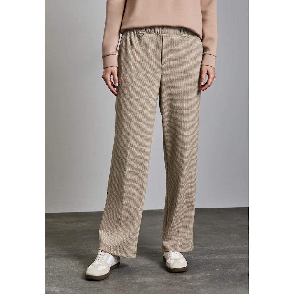 STREET ONE Stoffhose High Waist