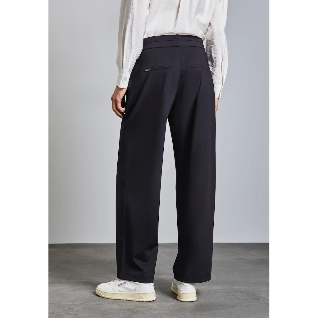STREET ONE Stoffhose High Waist