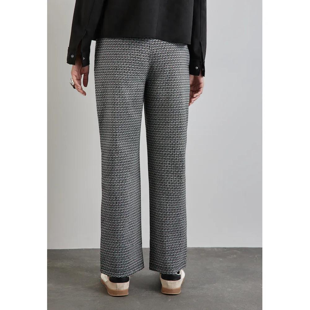 STREET ONE Stoffhose Mit Jaquard Muster