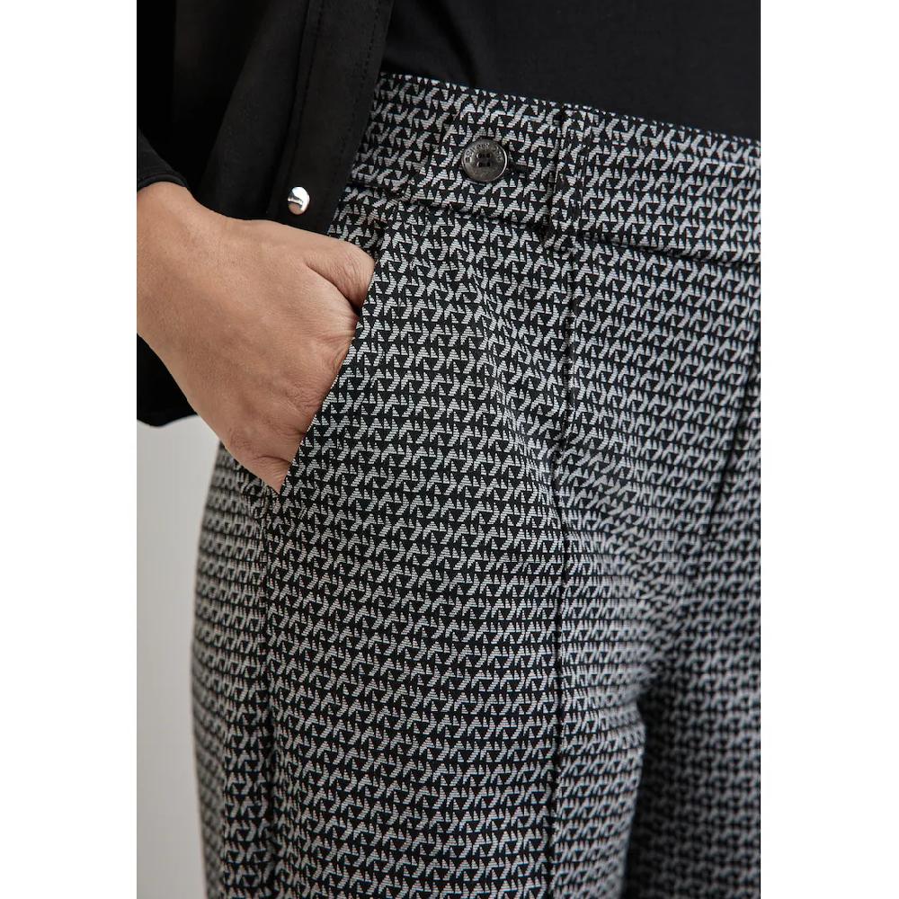 STREET ONE Stoffhose Mit Jaquard Muster