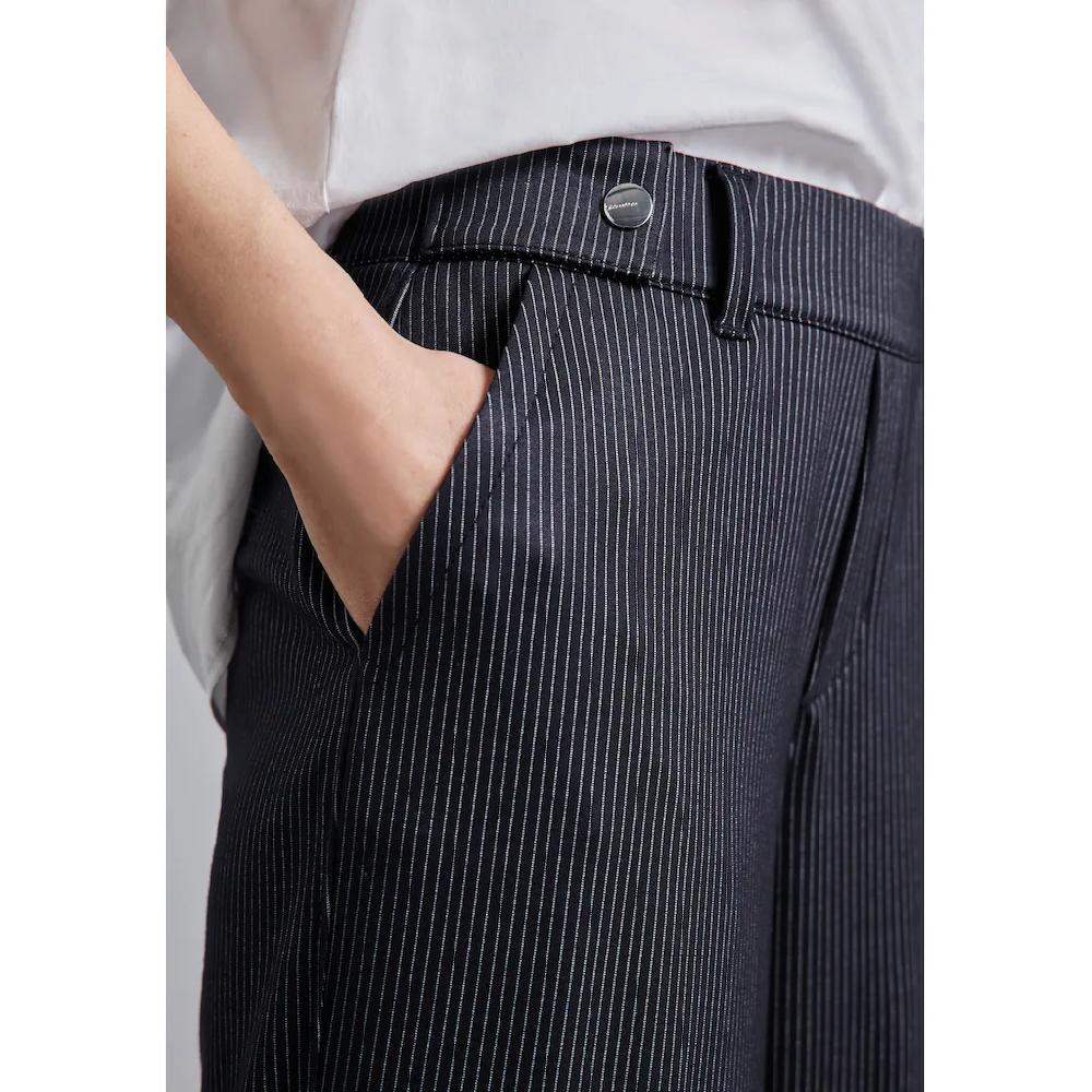 STREET ONE Stoffhose Mit Streifenmuster