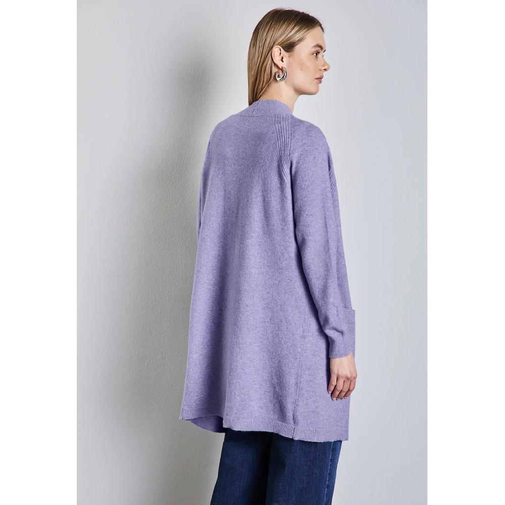 STREET ONE Strickjacke Aus Baumwolle Mit Stretchanteil