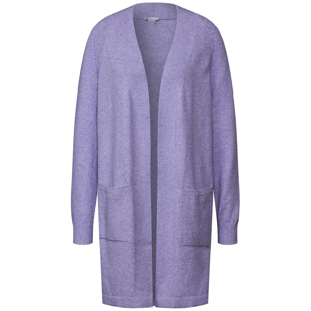 STREET ONE Strickjacke Aus Baumwolle Mit Stretchanteil