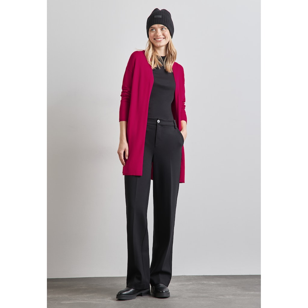 STREET ONE Strickjacke Aus Softer Viskose