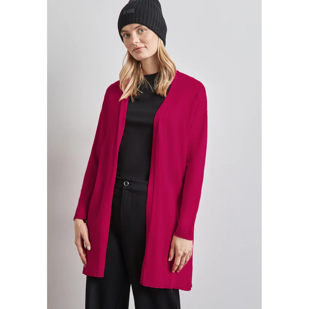 STREET ONE Strickjacke aus softer Viskose