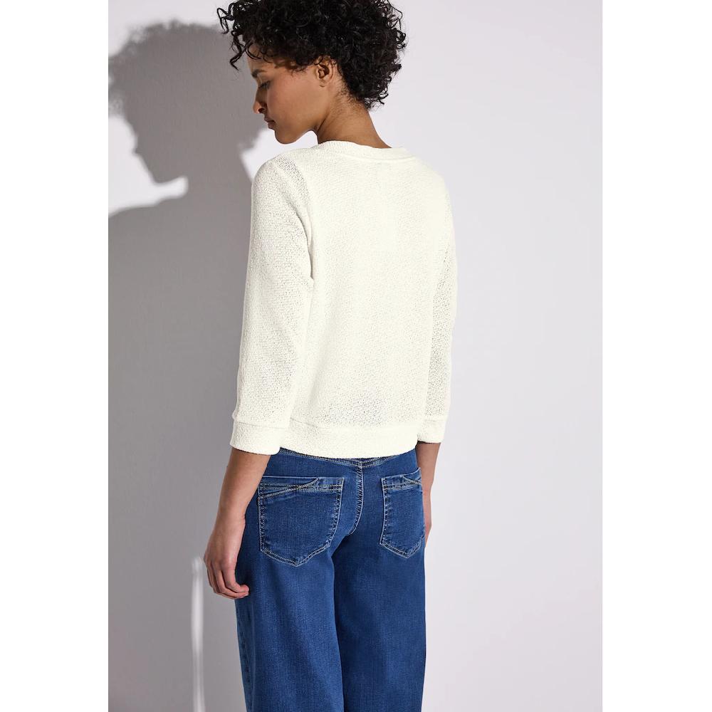 STREET ONE Strickjacke Mit V-Ausschnitt
