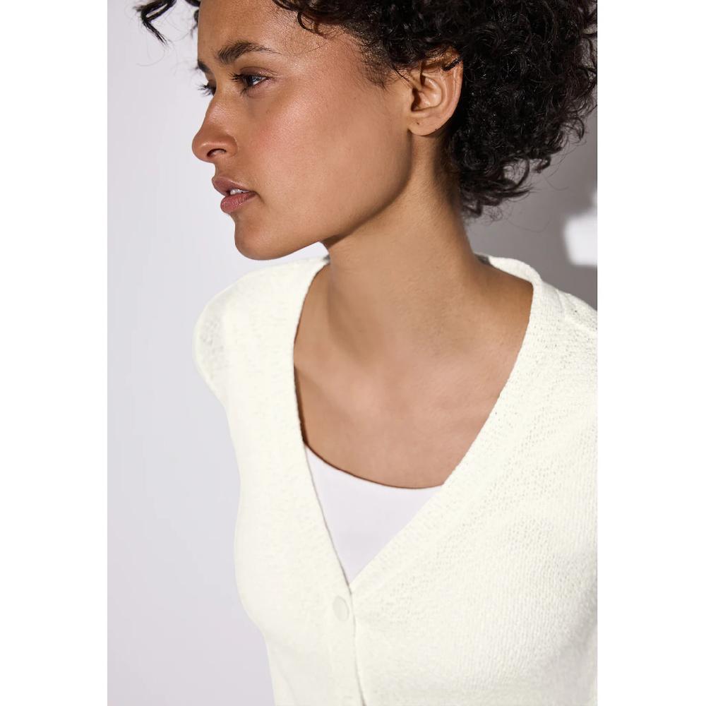 STREET ONE Strickjacke Mit V-Ausschnitt