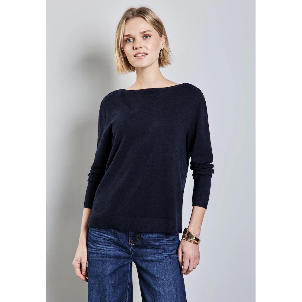 STREET ONE Strickpullover Aus Feinstrick