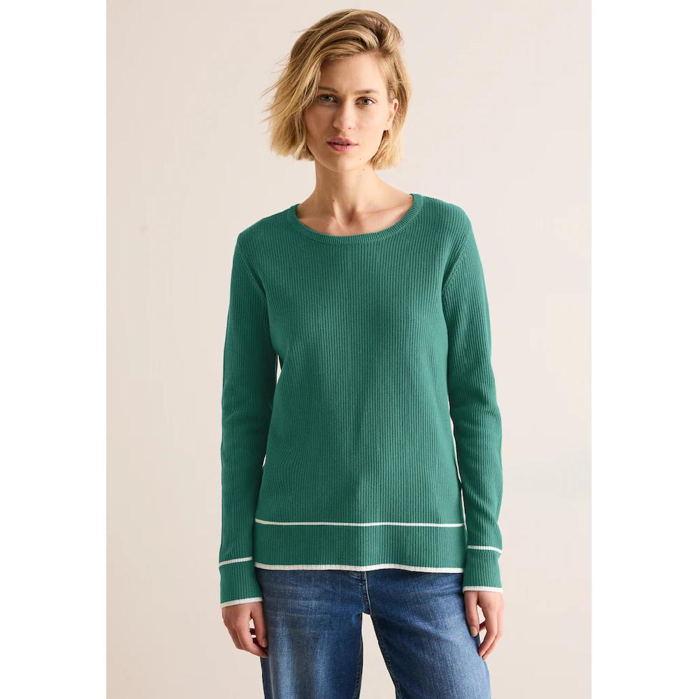 STREET ONE Strickpullover Aus Feinstrick