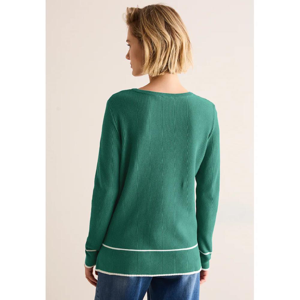 STREET ONE Strickpullover Aus Feinstrick