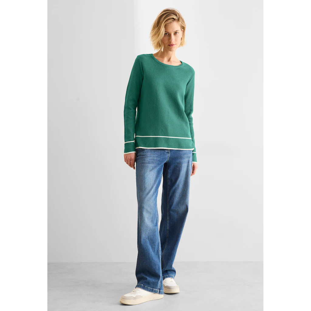 STREET ONE Strickpullover aus Feinstrick