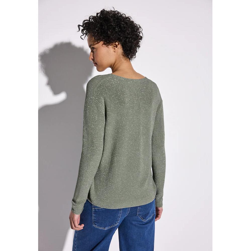 STREET ONE Strickpullover Im Soften Baumwoll-Mix