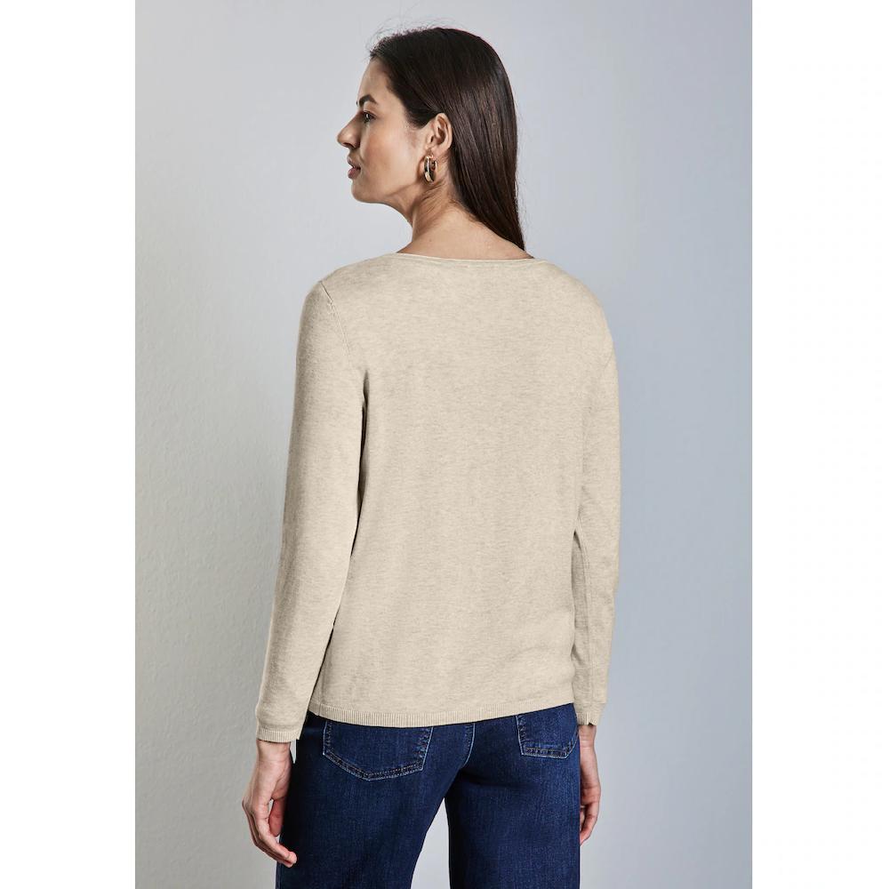STREET ONE Strickpullover Mit U-Boot-Ausschnitt