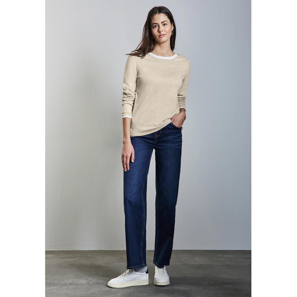 STREET ONE Strickpullover Mit U-Boot-Ausschnitt