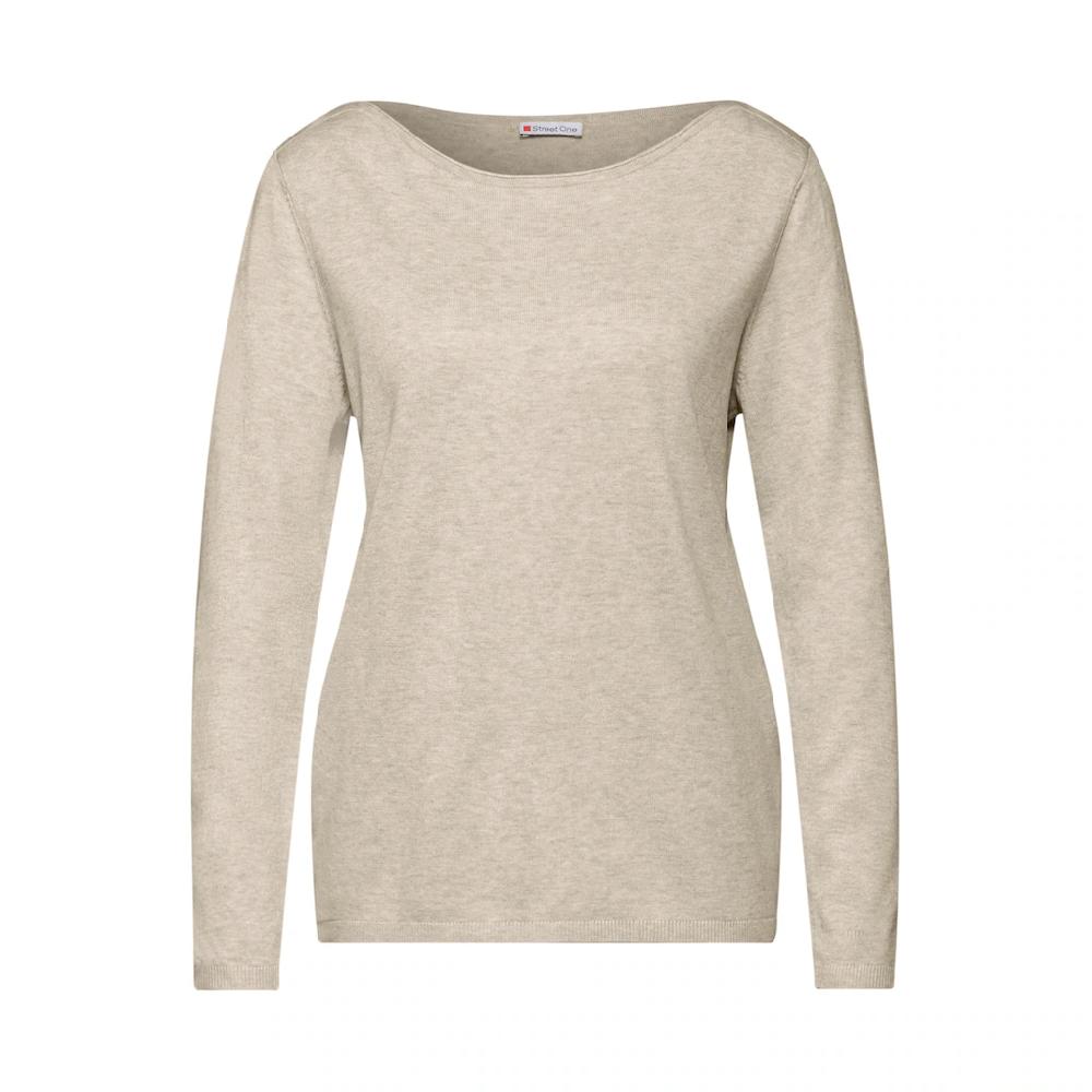 STREET ONE Strickpullover Mit U-Boot-Ausschnitt