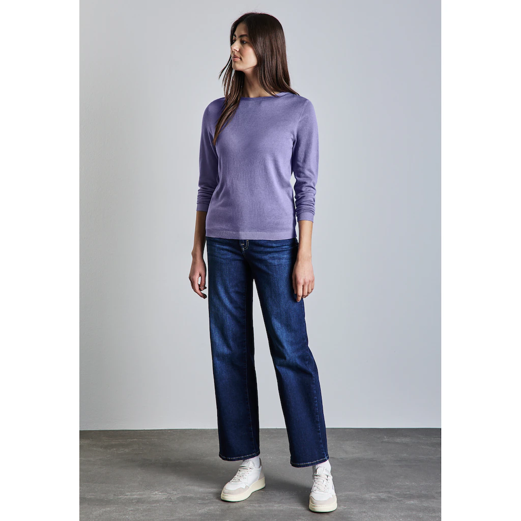 STREET ONE Strickpullover Mit U-Boot-Ausschnitt