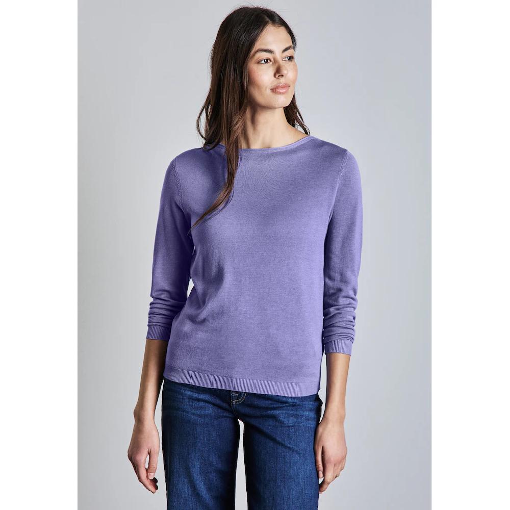 STREET ONE Strickpullover mit U-Boot-Ausschnitt