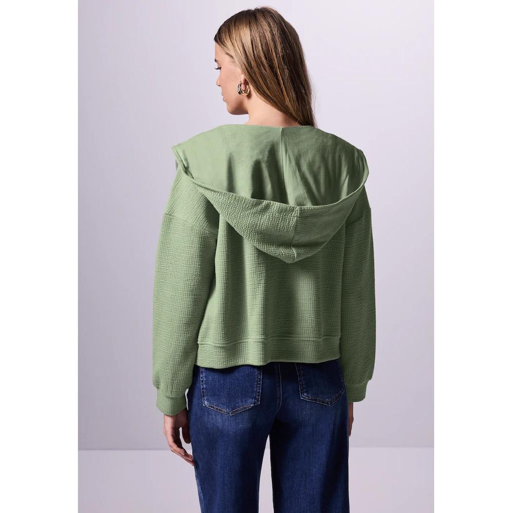 STREET ONE STUDIO Cardigan Aus Baumwolle Mit Stretchanteil