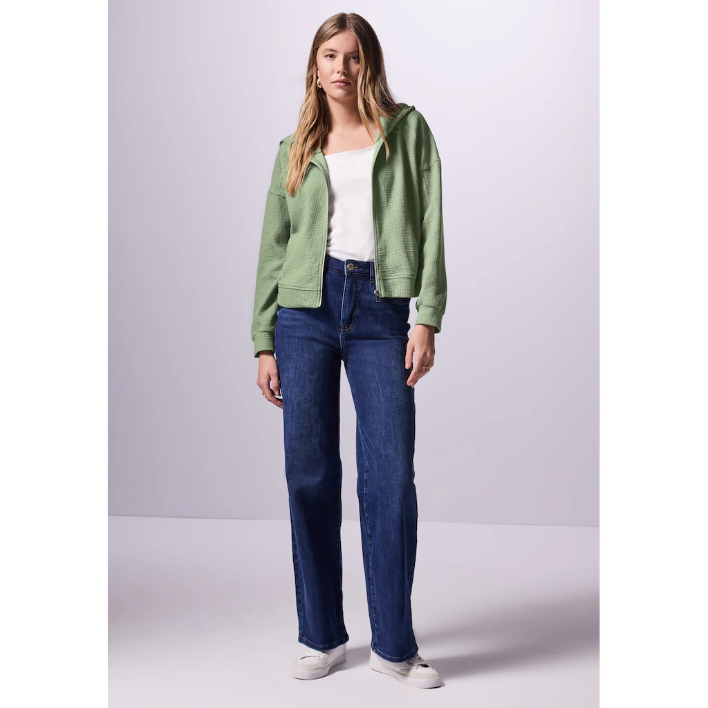 STREET ONE STUDIO Cardigan Aus Baumwolle Mit Stretchanteil