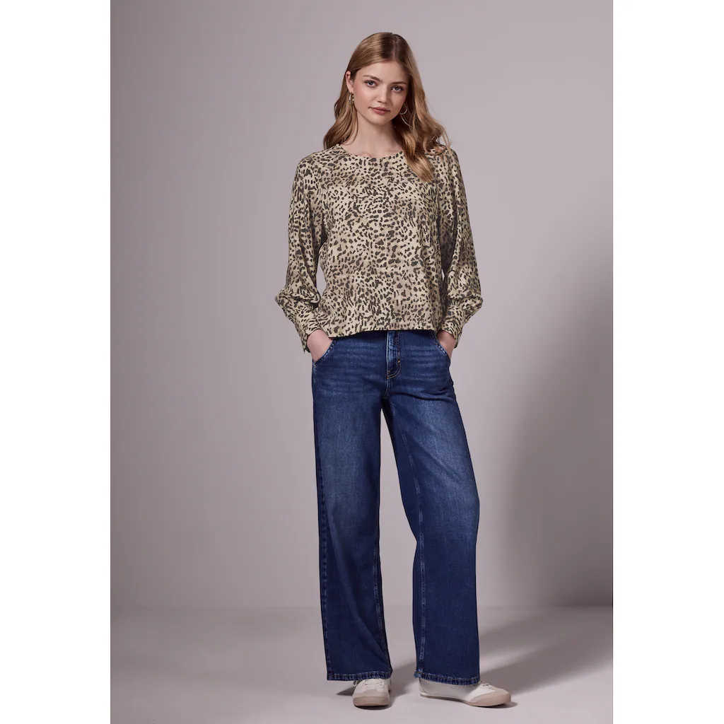 STREET ONE STUDIO Langarmbluse Aus Softer Viskose