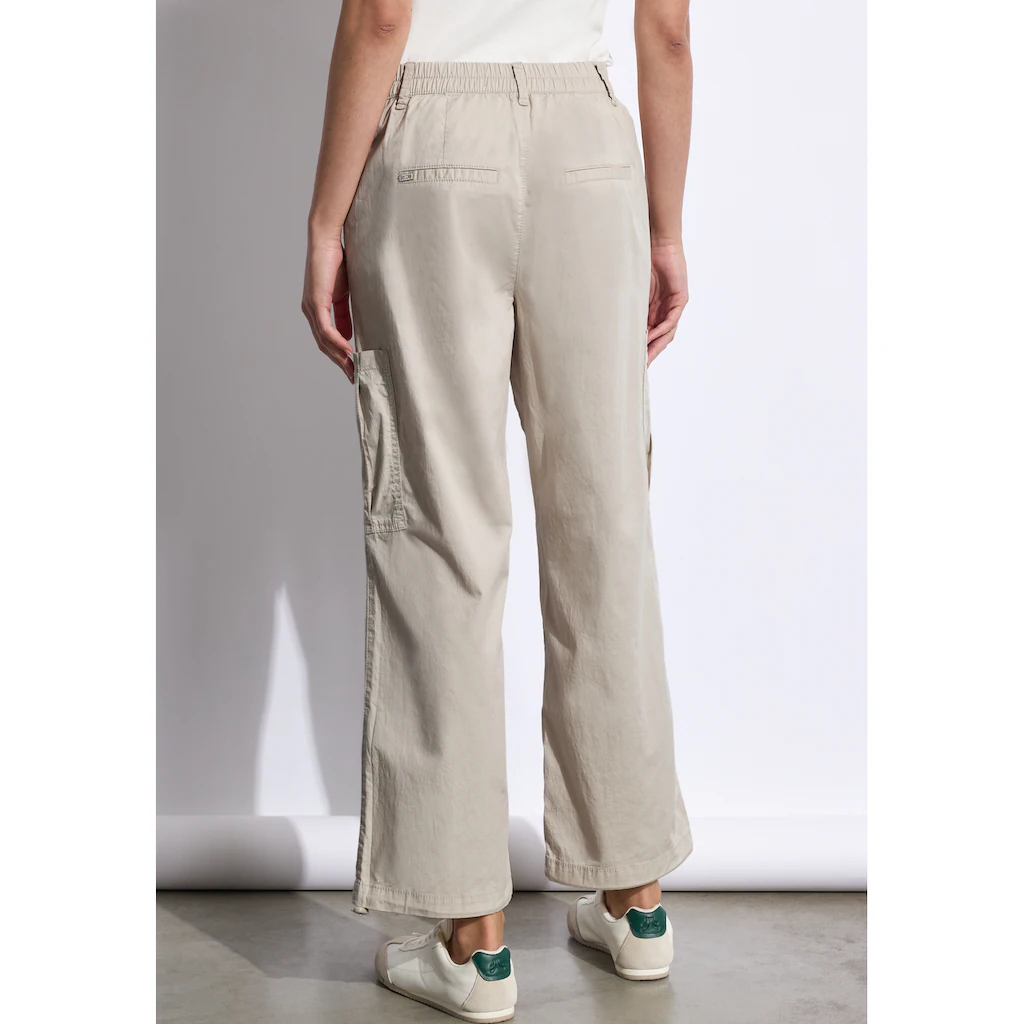 STREET ONE STUDIO Paperbag-Hose High Waist