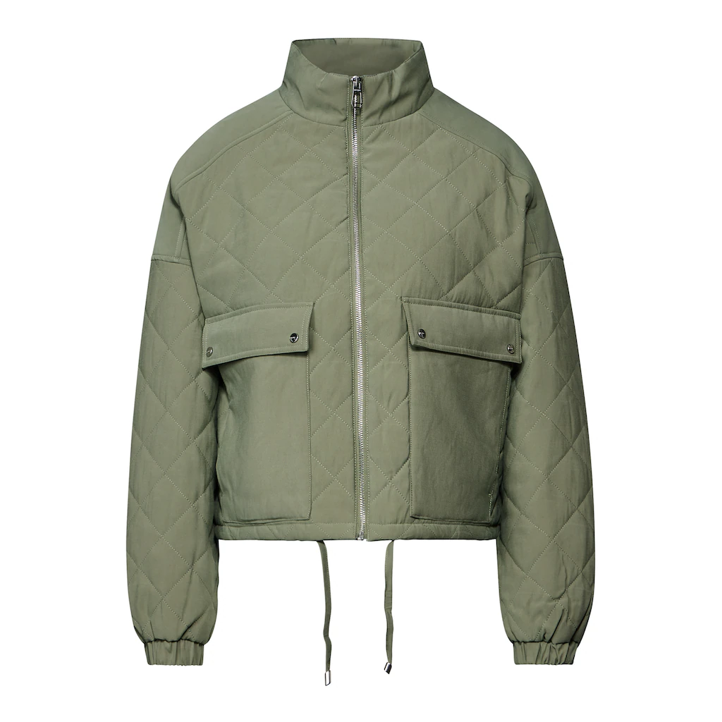 STREET ONE STUDIO Steppjacke Ohne Kapuze Mit Tunnelzug Am Saum